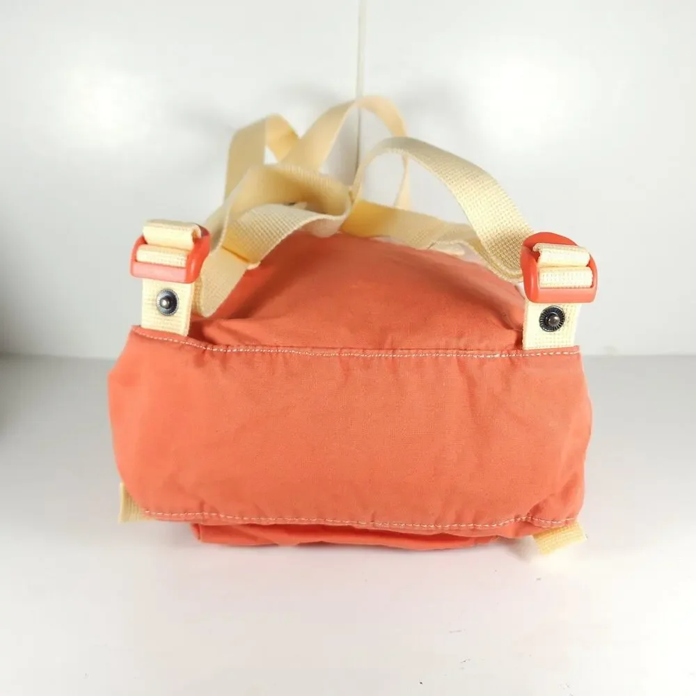 Fjallraven Kanken Art 23616 Mini Orange /pink Nylon Swedish Daypack Backpack
